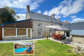 Maison en pierre, piscine et jardin proche mer